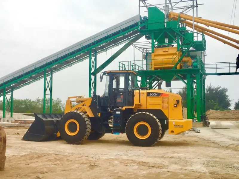 Bàn giao Máy xúc lật LiuGong ZL50CN tại trạm bê tông tỉnh Bắc Ninh